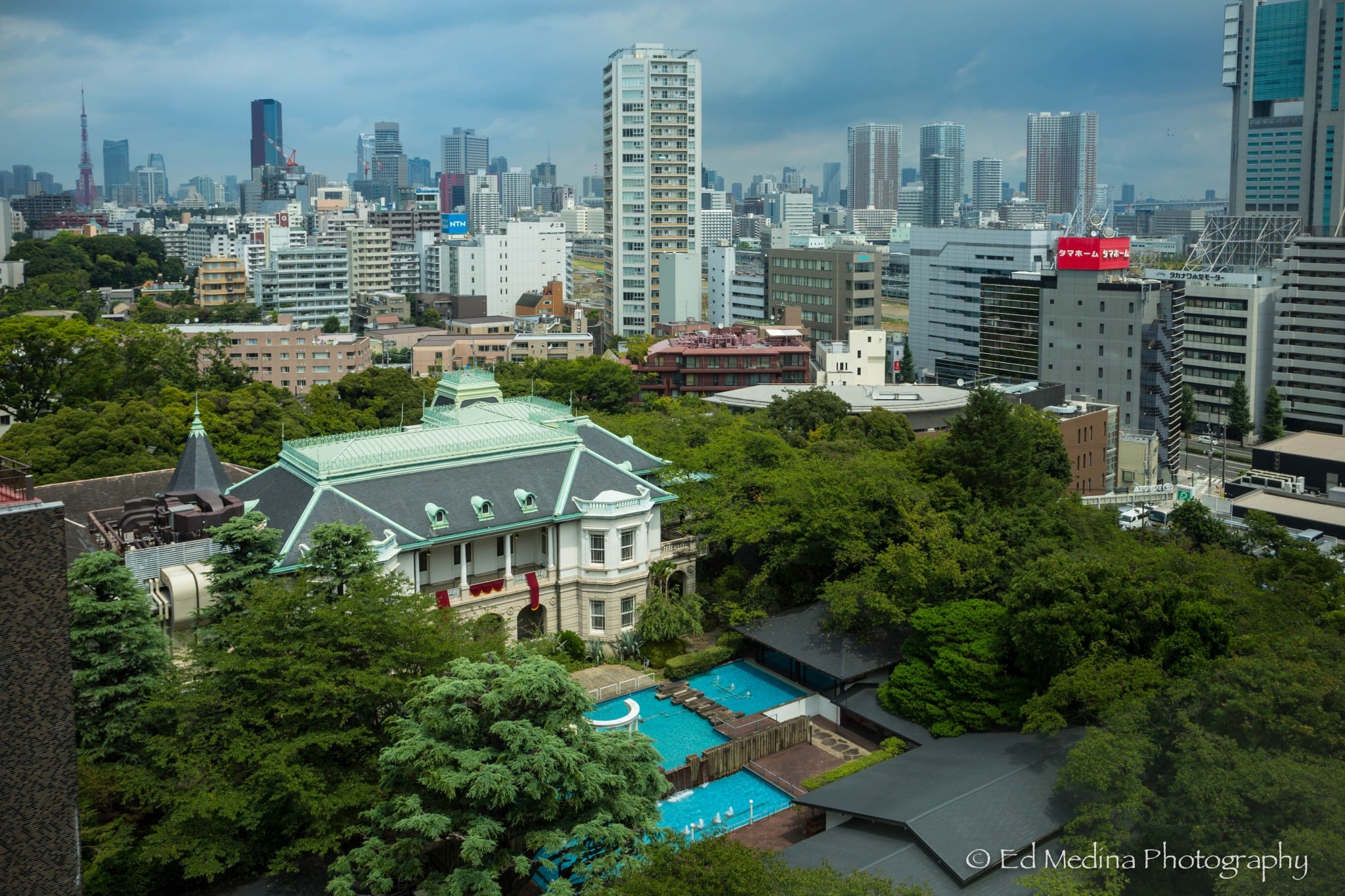 Professional real estate twilight exterior photo of a modern home in West Covina, captured by Ed Medina Photography.